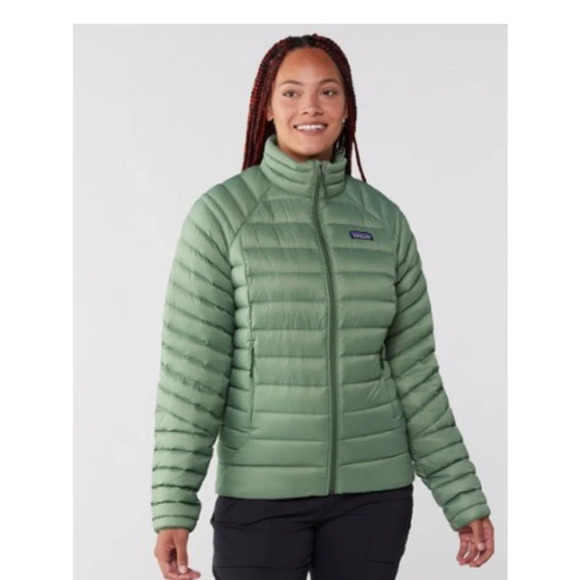 Patagonia XXL Women’s Down Sweater Puffer Jacket Hemlock Green NWT - Picture 6 of 14